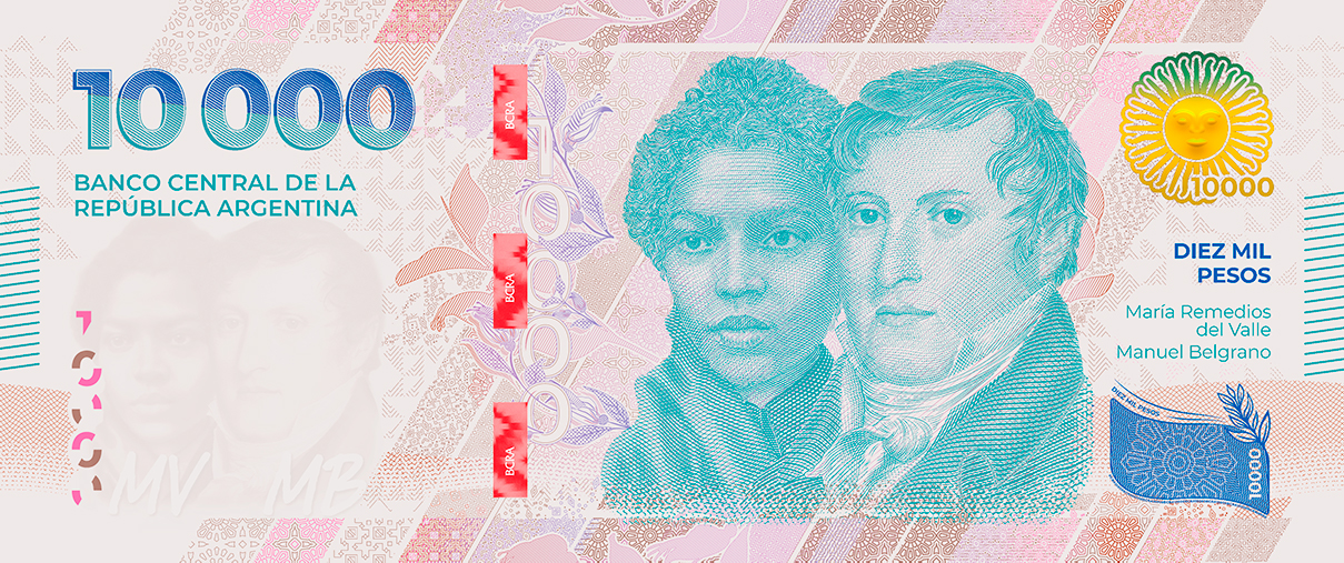 Billete de cien mil pesos argentinos, sobre la morosidad récord de las familias y las deudas impagas en Argentina