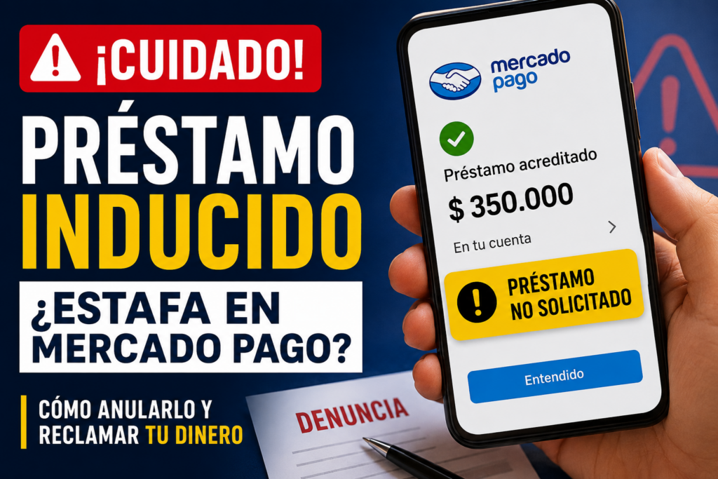 Te hicieron sacar un préstamo para estafarte: podés anularlo