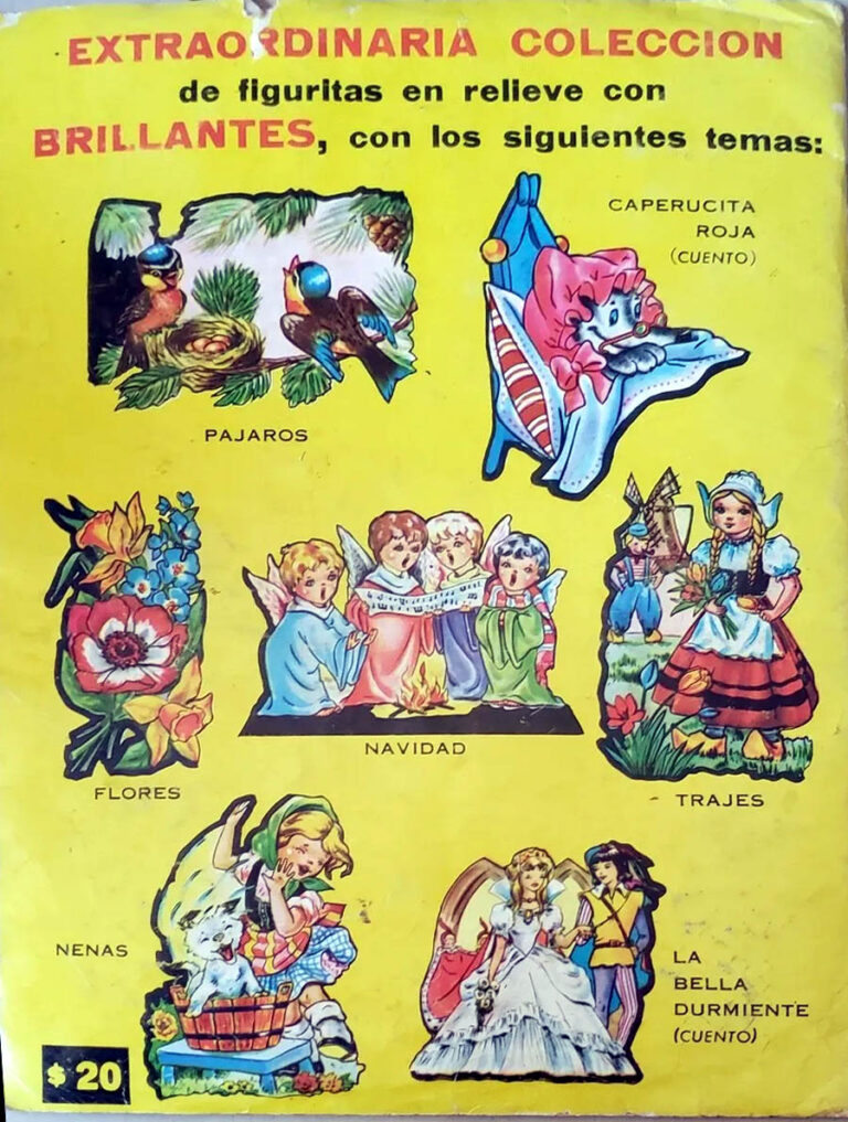 Álbum de figuritas argentino con stickers