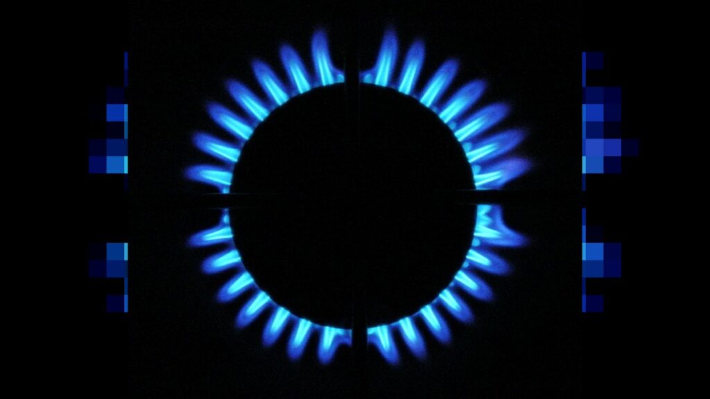 Hornallas de gas natural con llamas azules - reclamar factura ECOGAS Mendoza