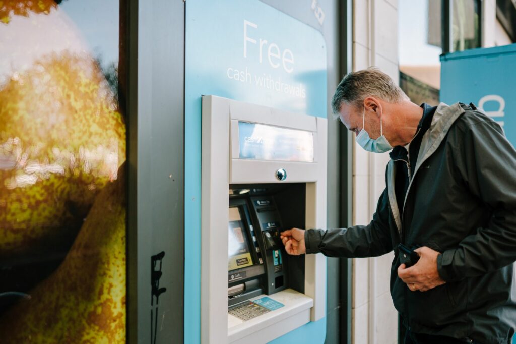 Cajero automatico de banco