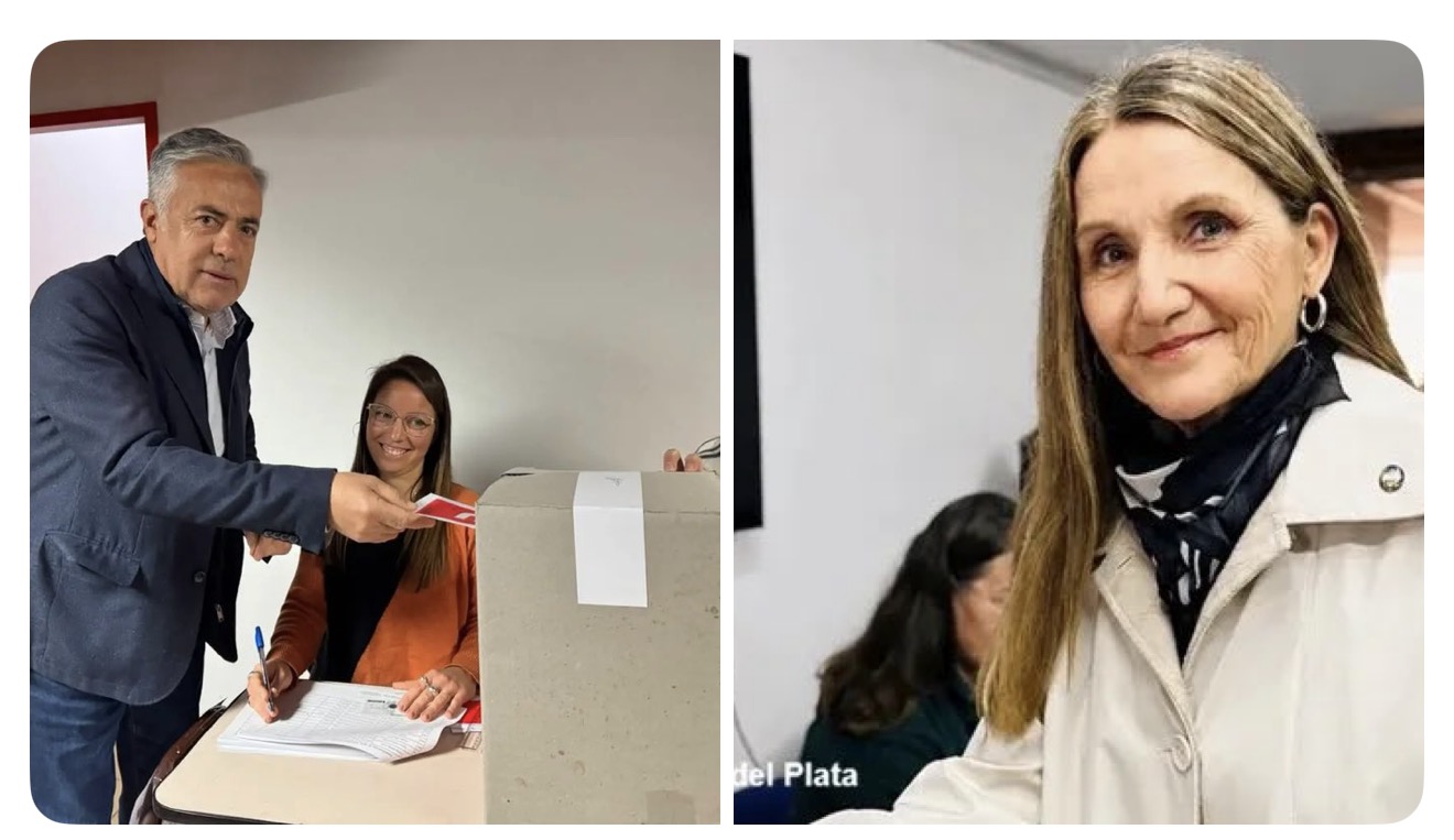Jornada electoral en la UNCuyo: el gobernador Alfredo Cornejo emite su voto