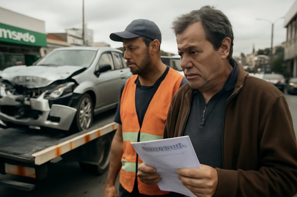 Un anio esperando que el seguro pague el choque
