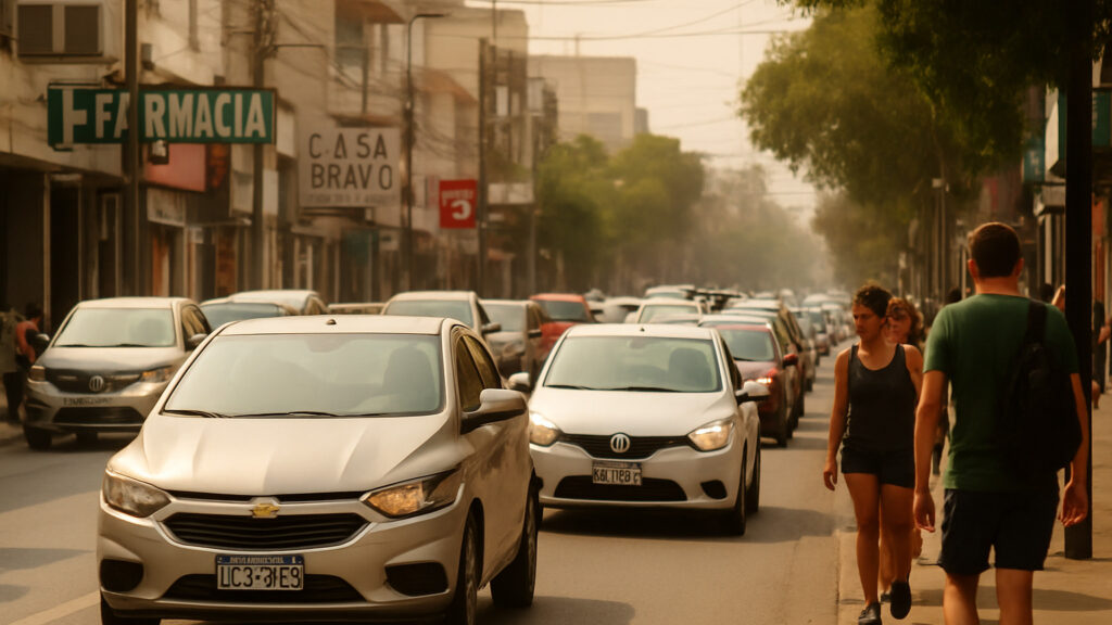 Tránsito en Santiago del Estero