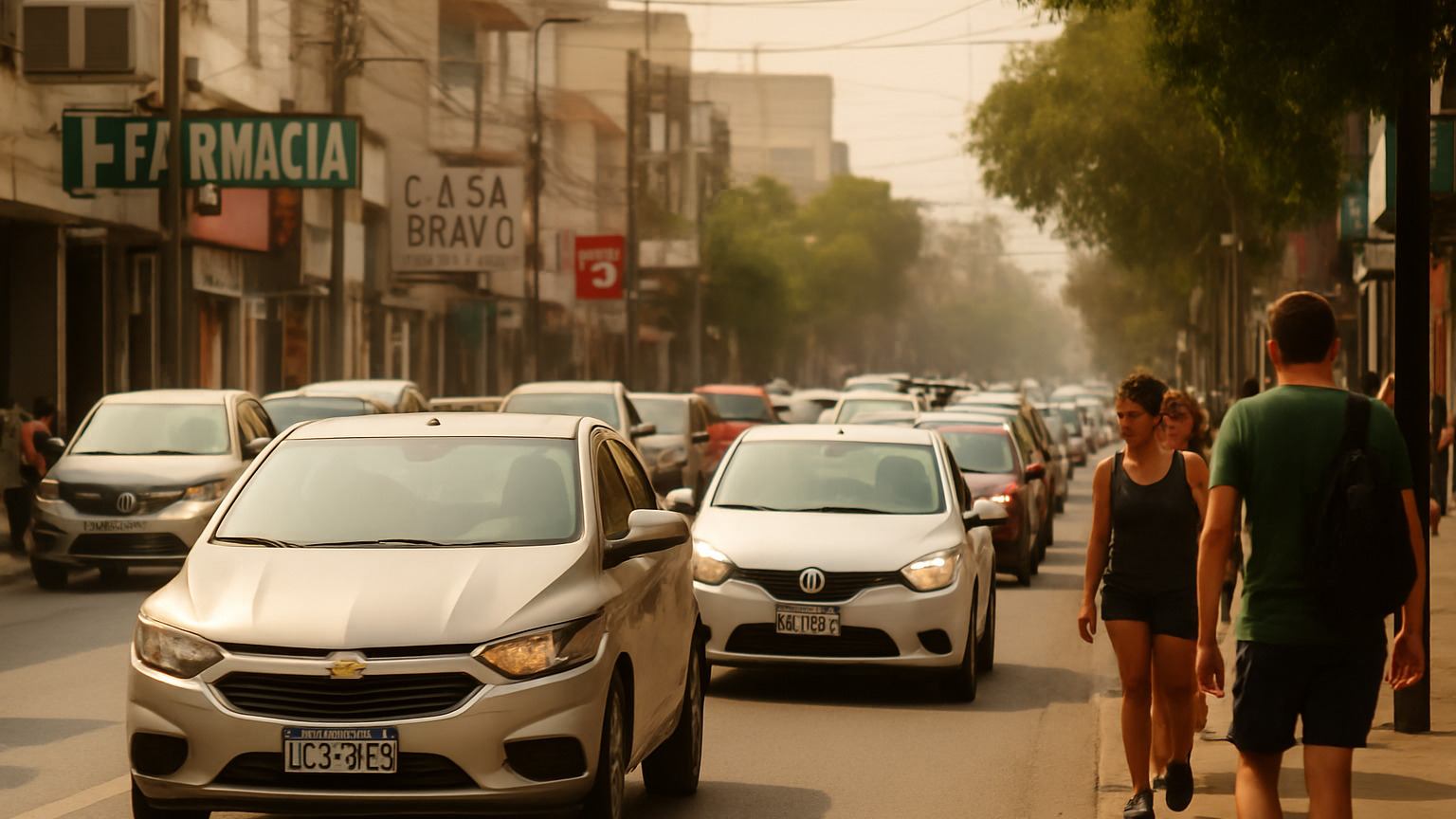 Tránsito en Santiago del Estero