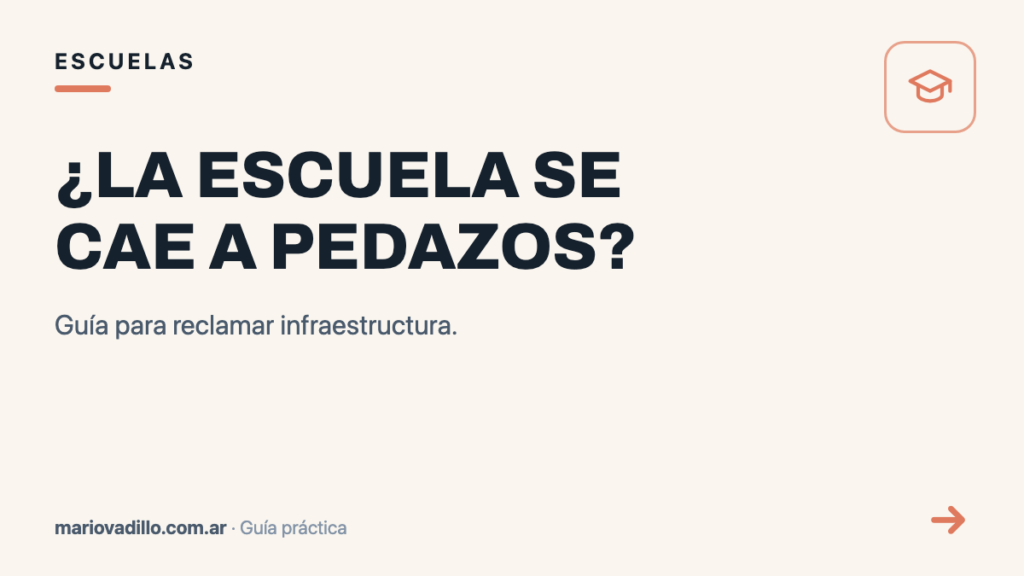 ¿La escuela se cae a pedazos?